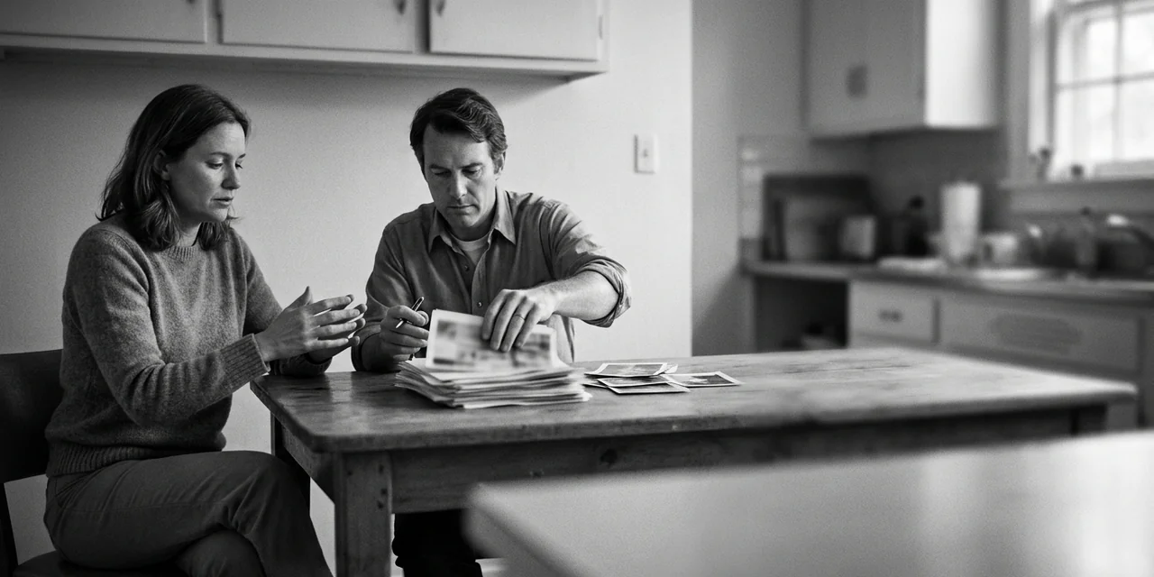 INTJ and ENFP compatibility: he straightens her scattered notes into a neat stack while she pauses mid-story