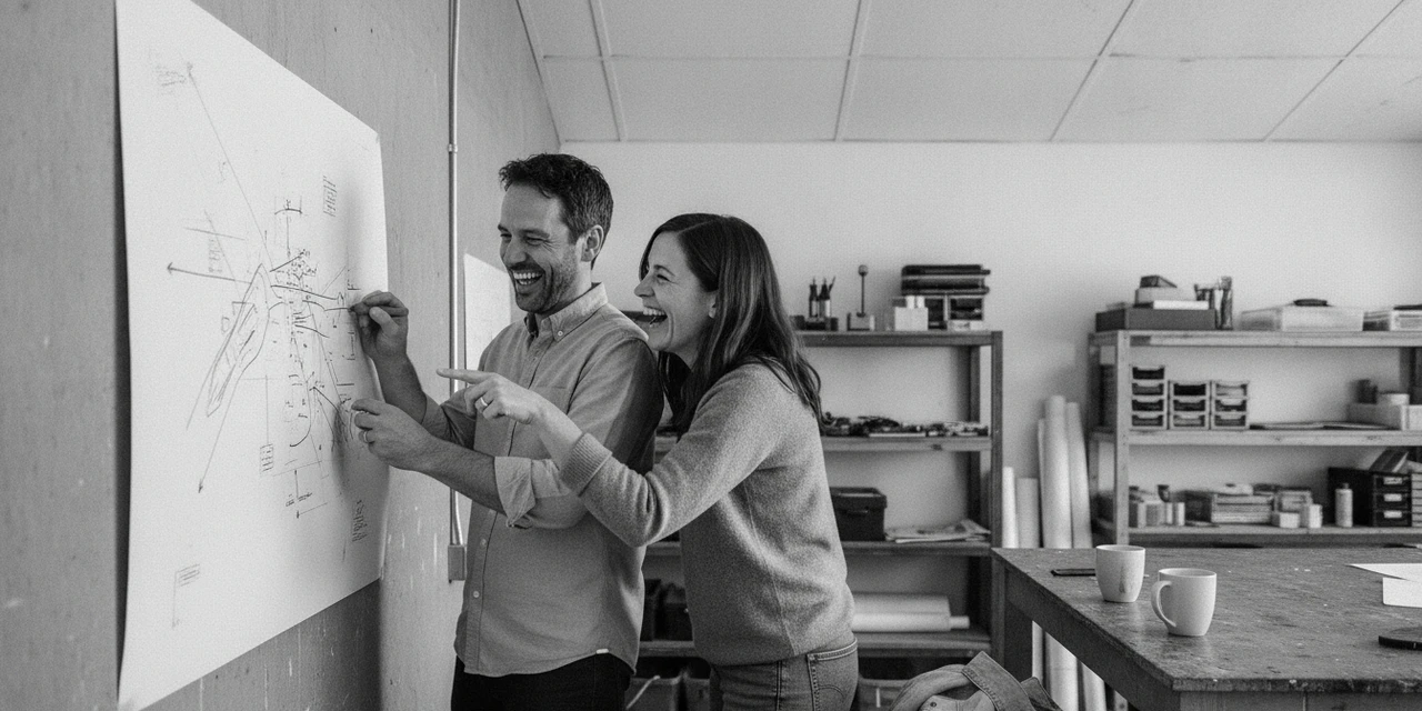 INTJ and ISFP compatibility: a quick, energized moment at the sketch wall before the spark needs a break