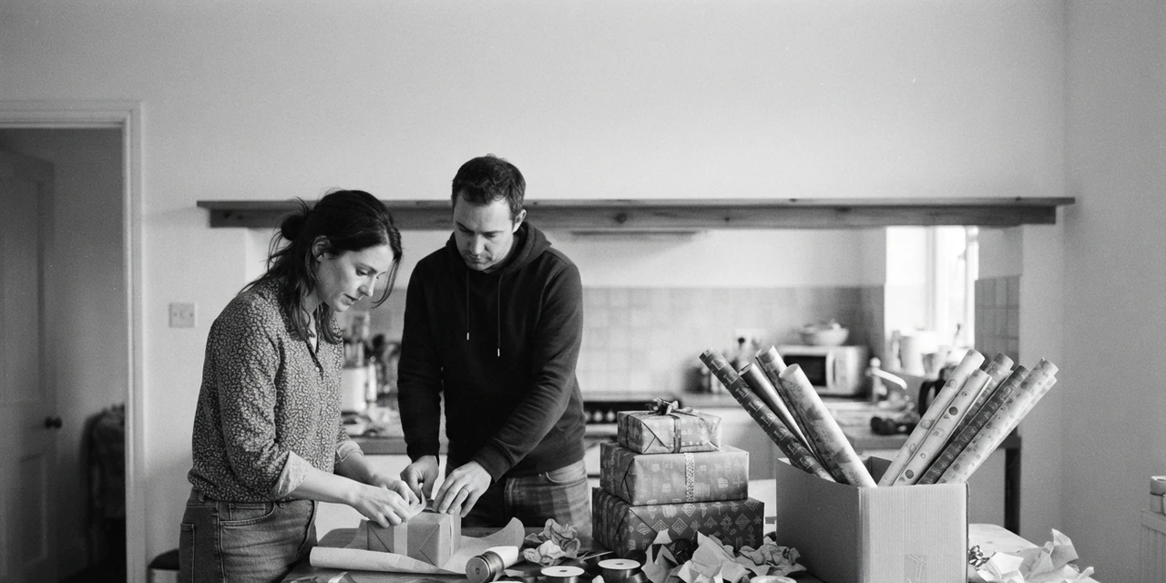 INFJ and ISFJ compatibility: she keeps refolding the corner, he's already taping the next box shut